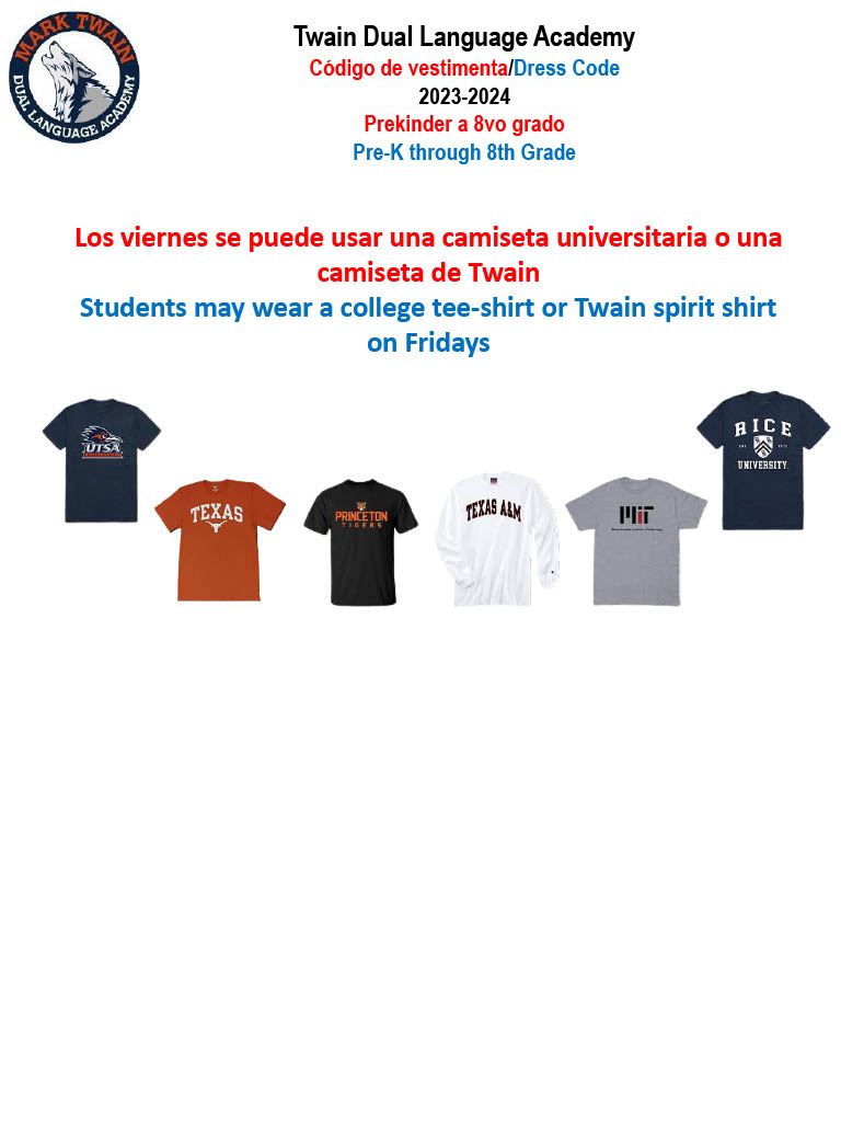University and College tee shirts